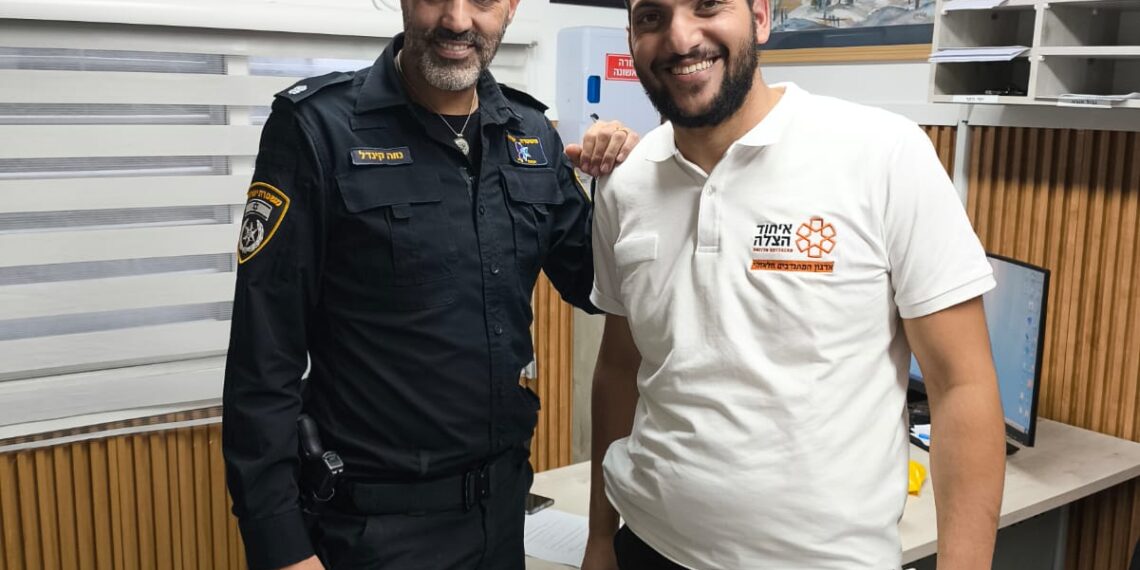 מגבירים את השת"פ: פגישה ראשונה בין ראש סניף איחוד הצלה חריש למפקד המשטרה בצפון שומרון