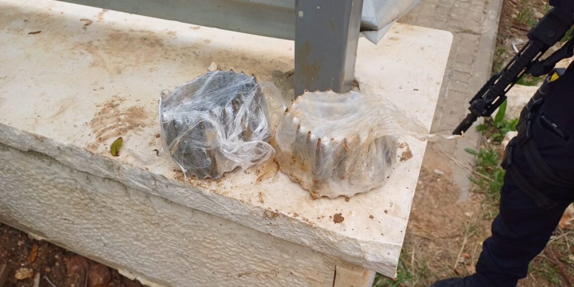 מצבור תחמושת נחשף בפארק מלכת שבא בחריש