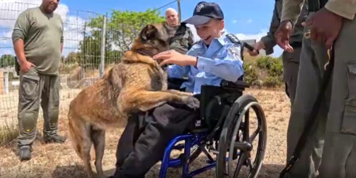 הגשמת חלום בחריש: דילן שטיינברג בן ה-11 הפך לשוטר ליום אחד